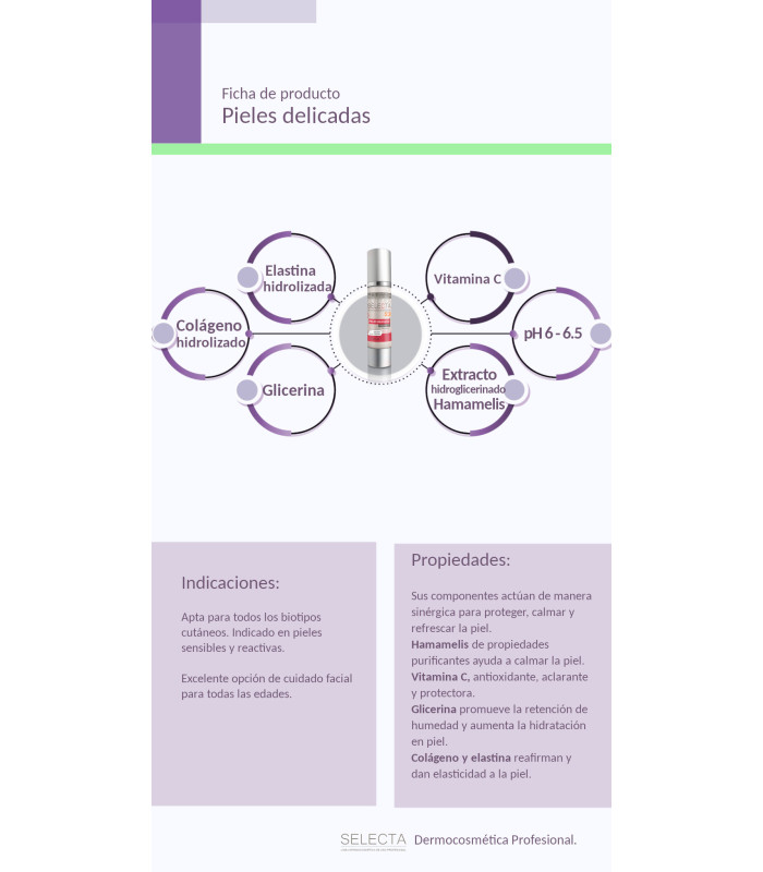 Crema para pieles delicadas