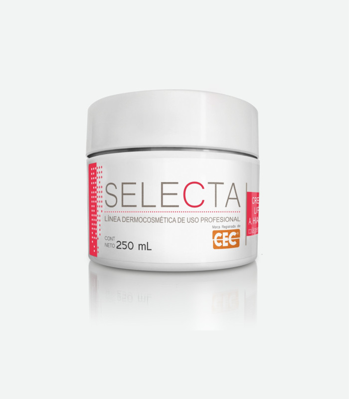 Crema facial ácido hialurónico + colágeno y elastina 250 mL.