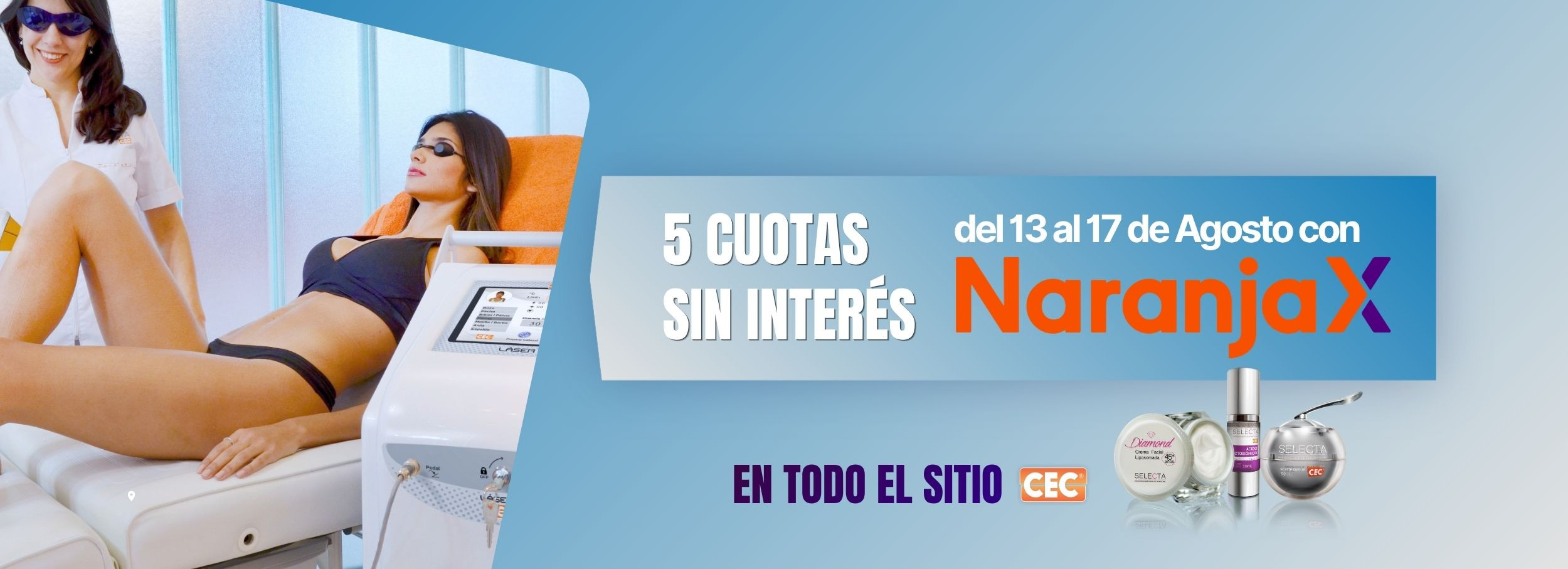 5 cuotas con Naranja