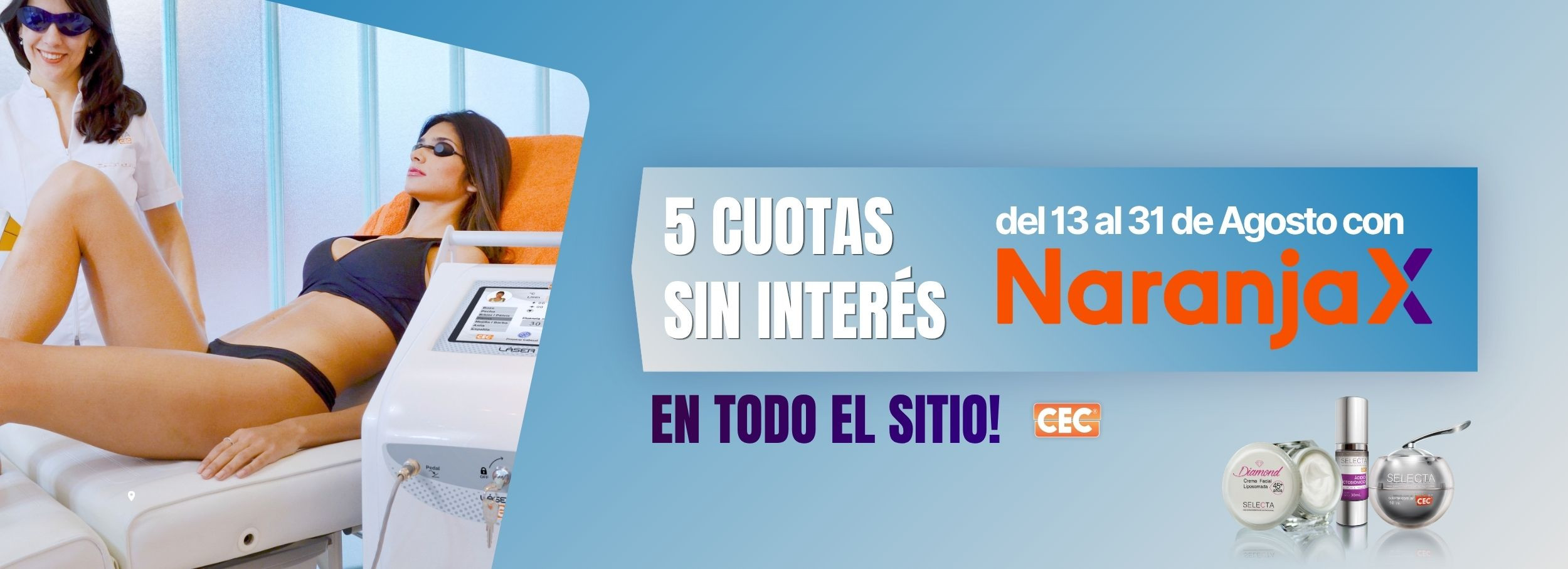 5 cuotas con Naranja