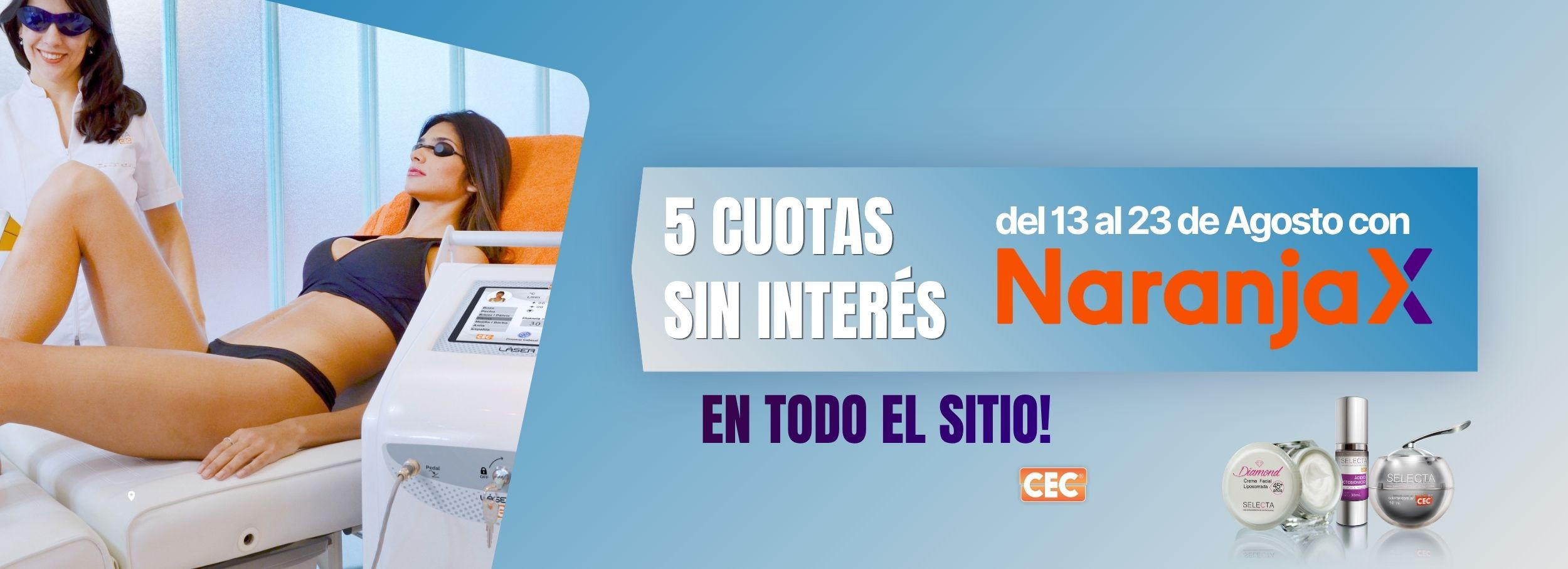5 cuotas con Naranja